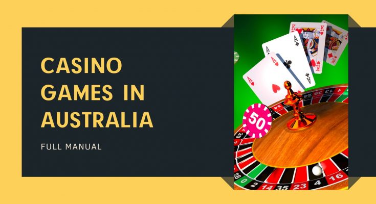 Casino games in Australia — full manual