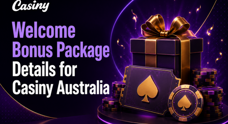 Welcome Bonus Package Details for Casiny Australia